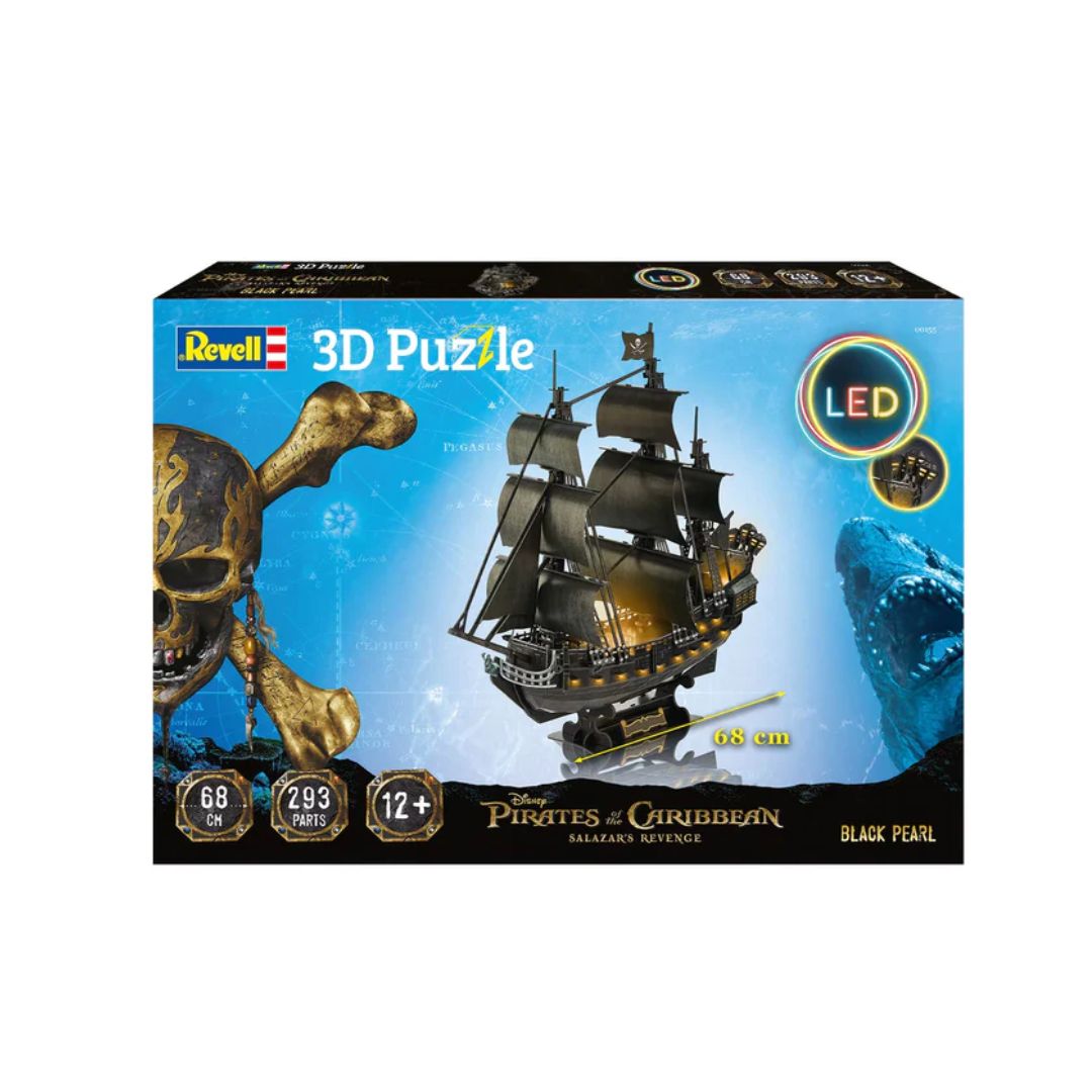 REVELL CONTROL 3D PUZZLE BLACK PEARL LED EDITION, Ages12+