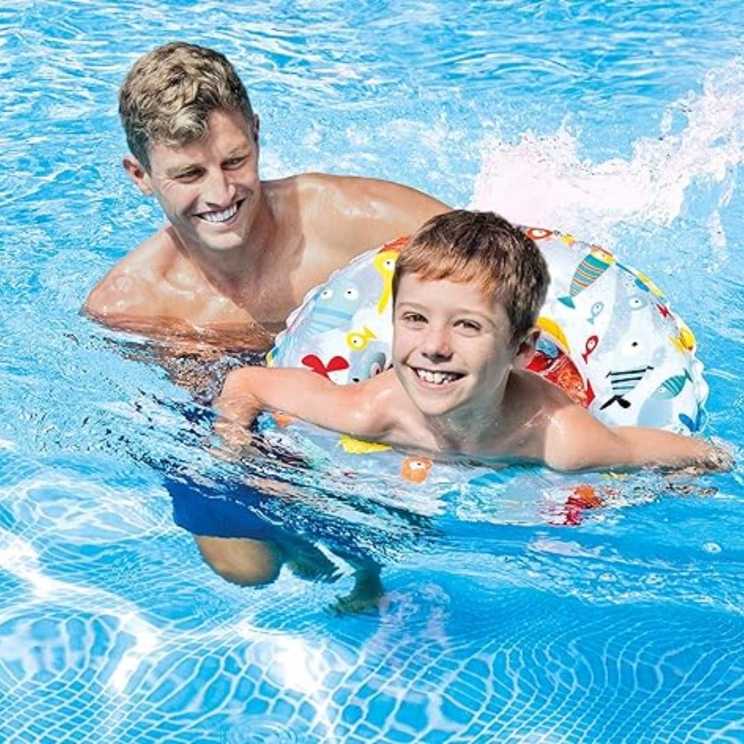 INTEX OCEAN REEF TRANSPARENT RINGS (61cm) , Ages 6To10