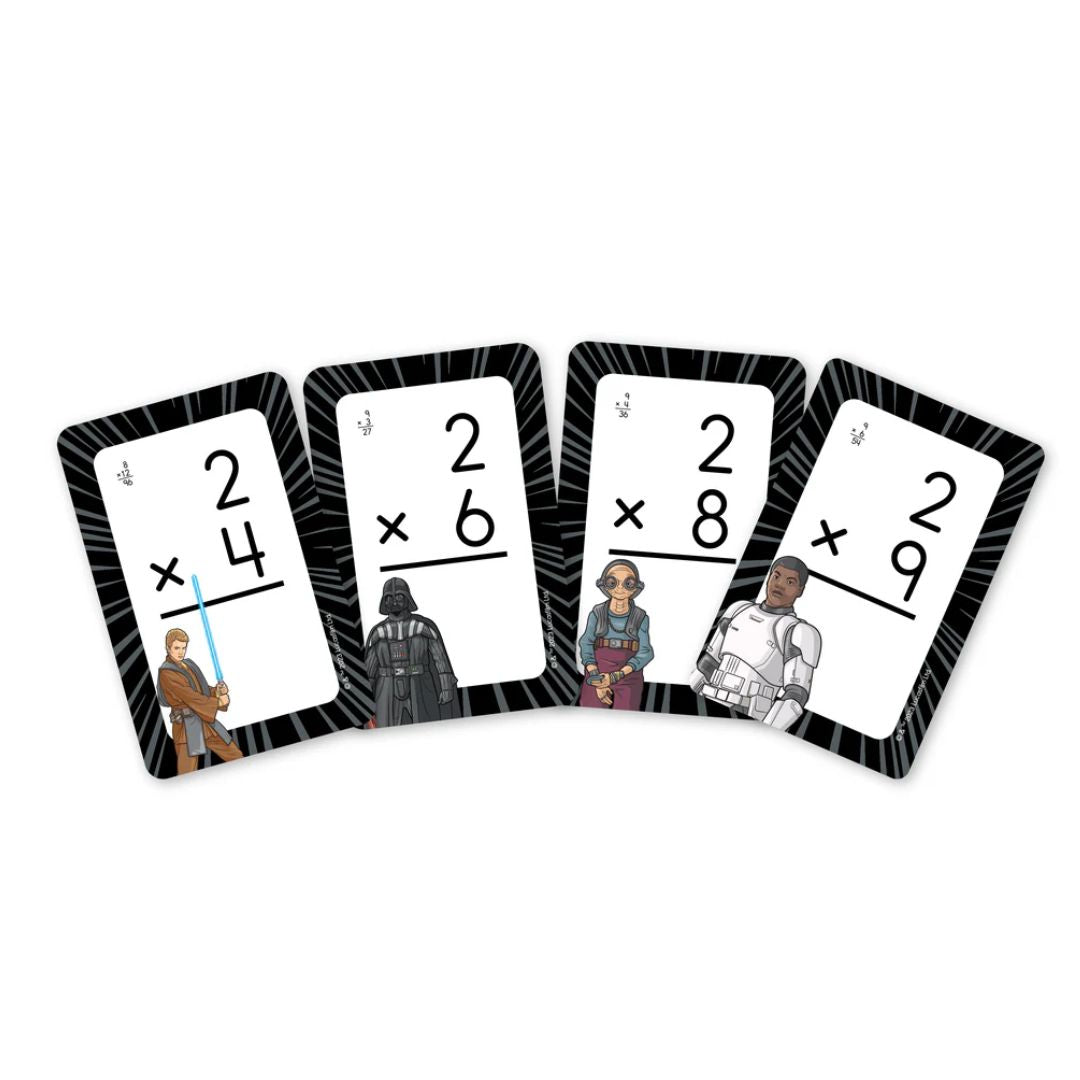 NILCO STARWARS FLASH CARD MULTIPLICATION, Ages 6+.