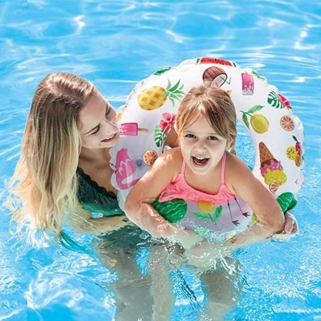 INTEX LIVELY PRINT RINGS (51cm), Ages 3To6