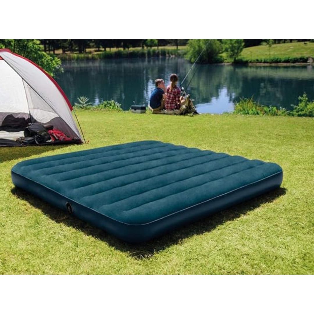 INTEX KING DURABEAM DOWNY GREEN AIRBED, Ages Adult