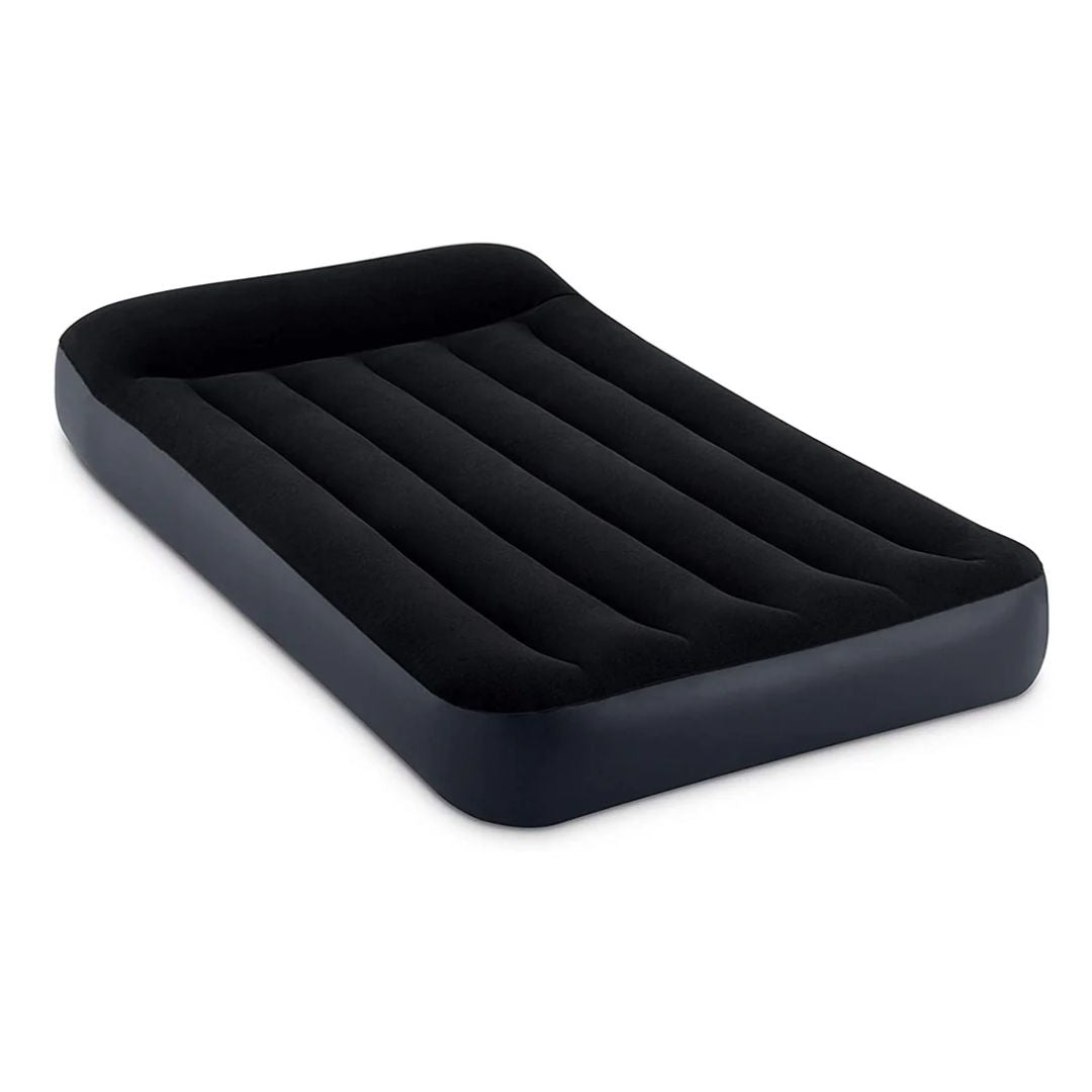 INTEX  DURABEAM TWIN PILLOW REST CLASSIC AIRBED W/ E.PUMP(99X191X25),Ages Adult