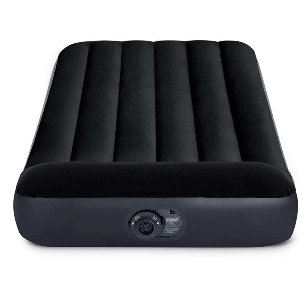 INTEX  DURABEAM TWIN PILLOW REST CLASSIC AIRBED W/ E.PUMP(99X191X25),Ages Adult