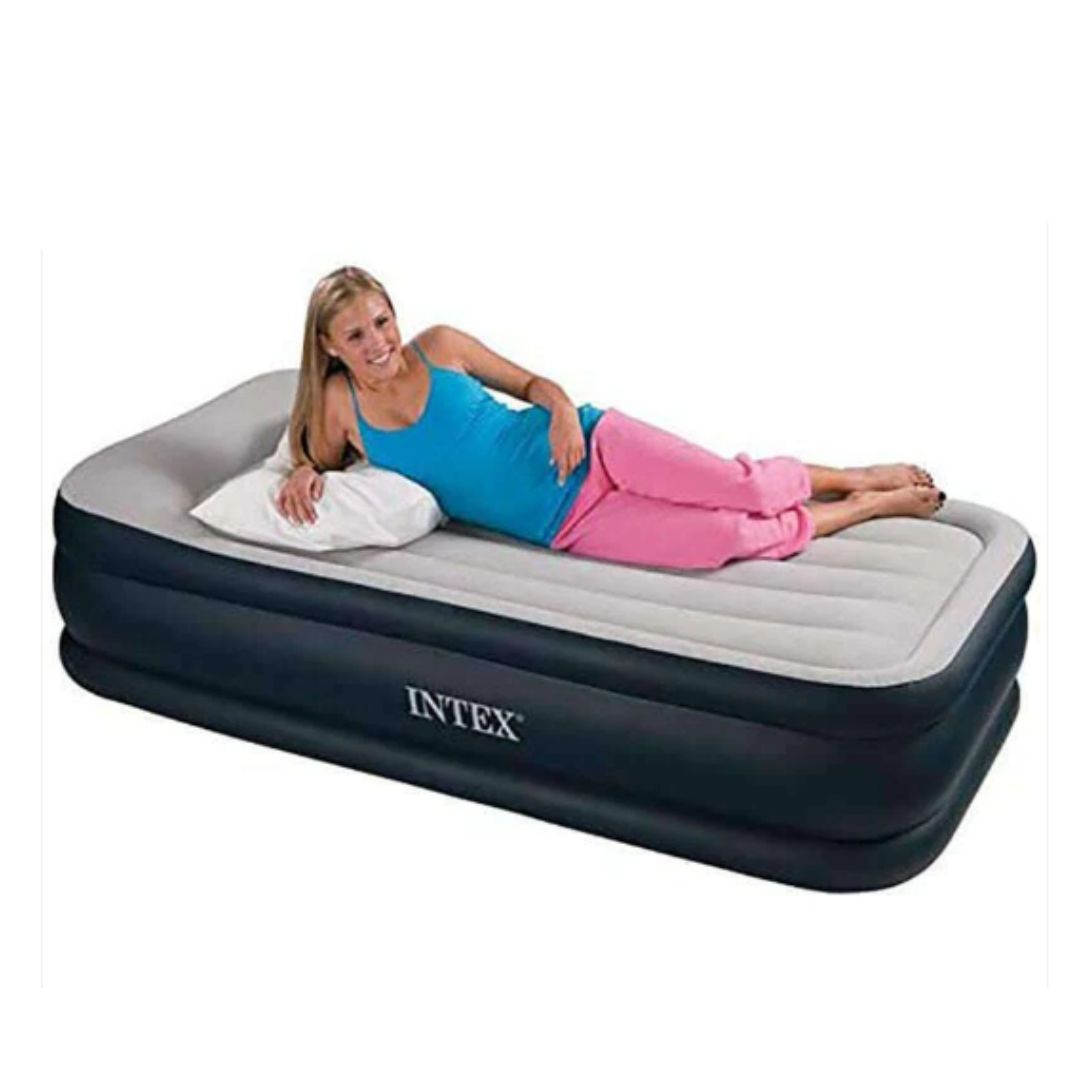 TWIN PILLOW REST RAISED AIRBED WITH FIBER-TECH RP (w/220-240V Internal Pump)