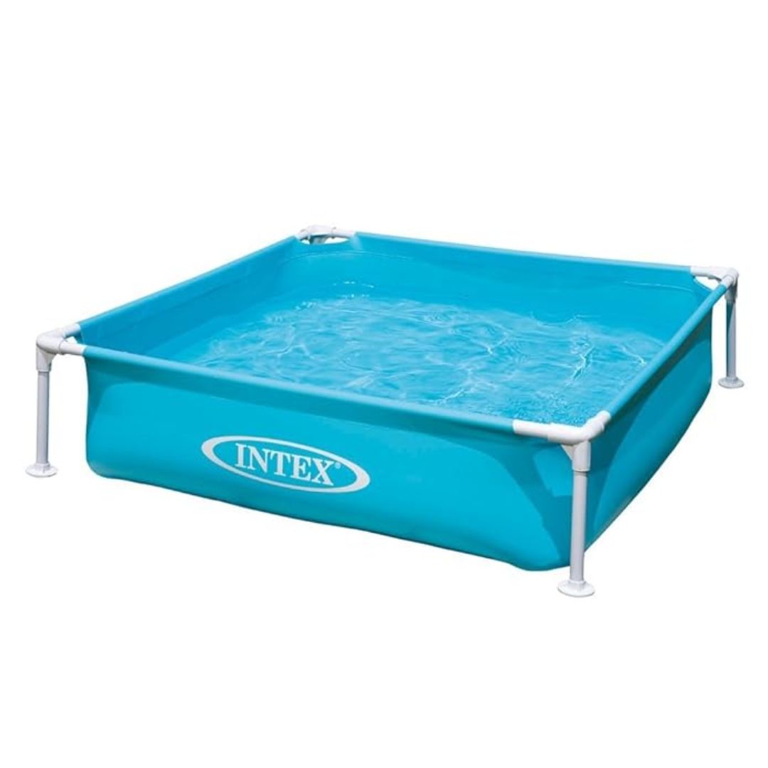 INTEX MINI FRAME POOLS BLUE(122x122x30), Ages 2+