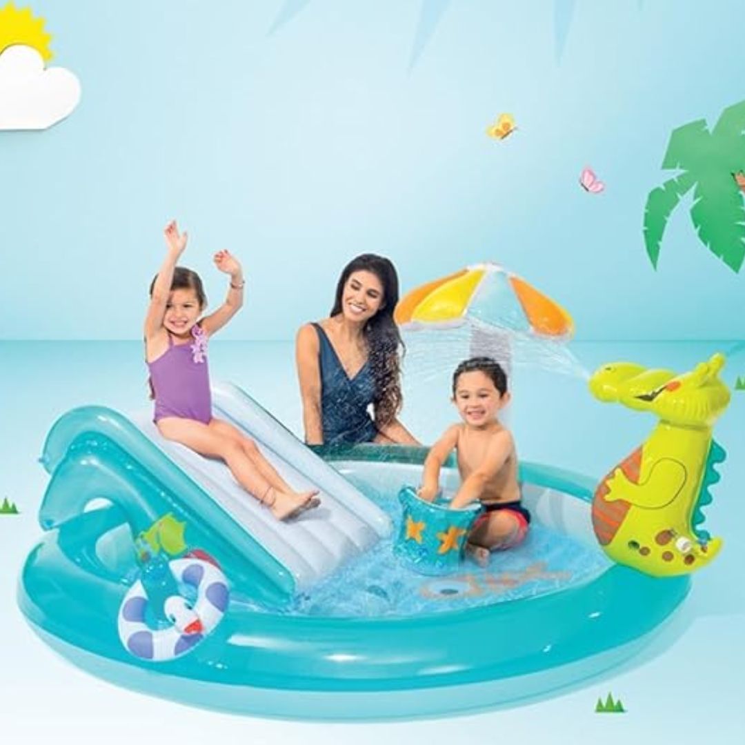 INTEX GATOR PLAY CENTER, Ages 2+