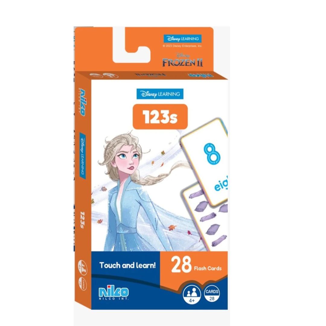 NILCO FROZEN1 FLASH CARD LEARNING TO COUNT 123, Ages 6+