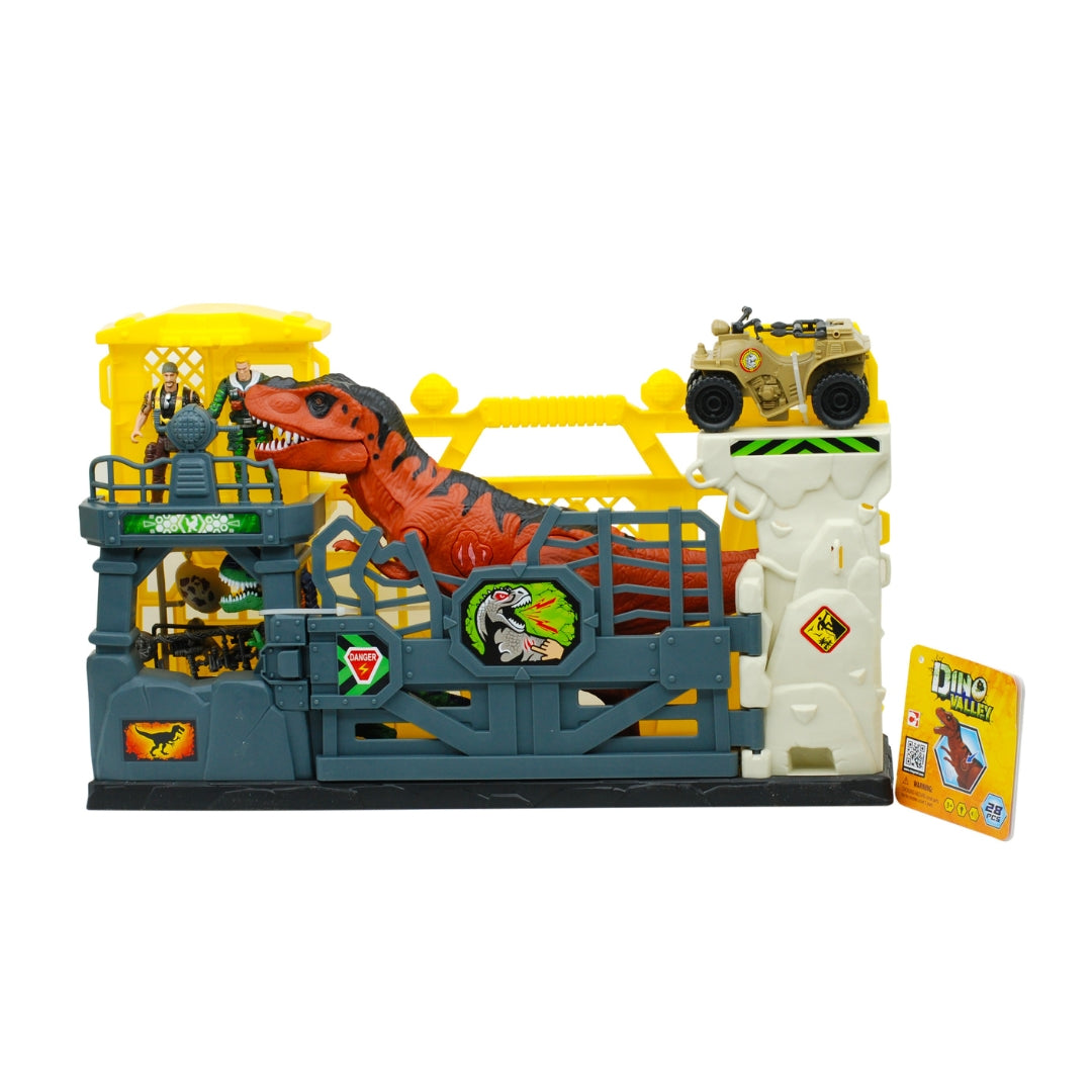 CHAPMEI DINO VALLEY L&S DINO LAB BREAKOUT PLAYSET, Ages 3+