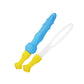 Uncle Bubbles Fun Fantasy Sword blue bubble wand toy for kids outdoor pretend play