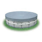 Intex 16ft round pool cover for Ultra XTR Frame pools with drainage holes and rope ties