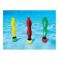 Intex underwater fun balls colorful diving toy set with neoprene streamers for kids pool games