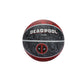 Deadpool Basketball Size 7 made from durable rubber with strong grip for outdoor play