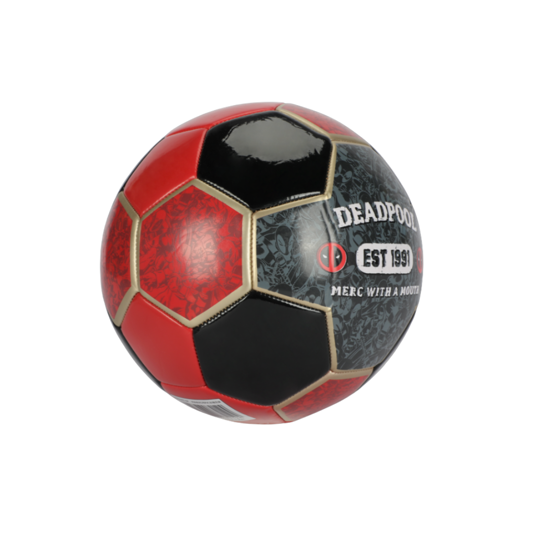 TRANSTERN DEADPOOL METALIC FOOTBALL SZ5, Ages 5+
