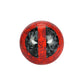 Deadpool PVC football size 5 with vibrant stitched panels for outdoor play and training