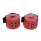 Deadpool Red Wrist Band featuring the circular black and red Deadpool mask logo on a high-quality flexible band.