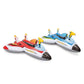 Intex inflatable water gun plane ride-on blue and grey pool float for kids ages 3 and up
