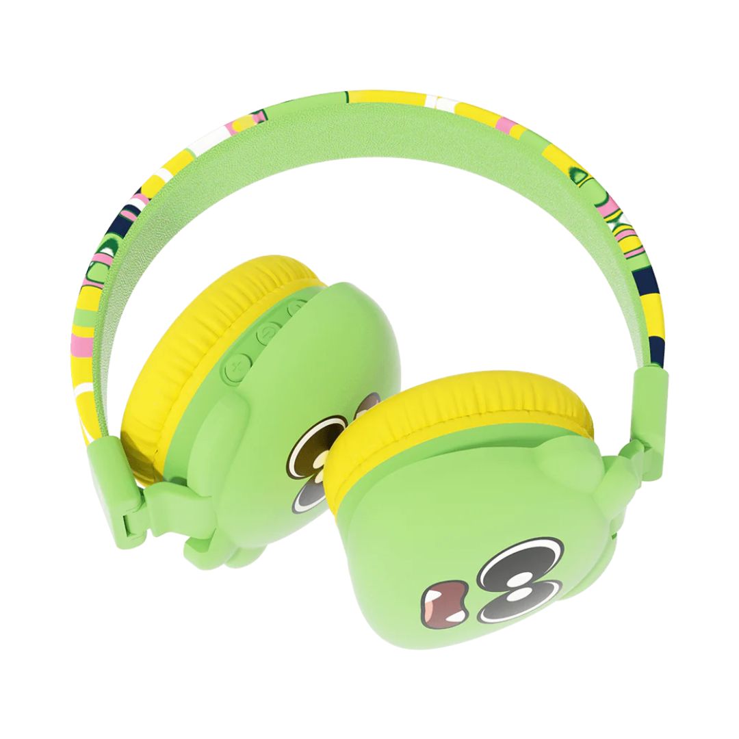 JELLIEMONS  BOOMA ECHO WIRELESS HEADPHONES GREEN, Ages 5+