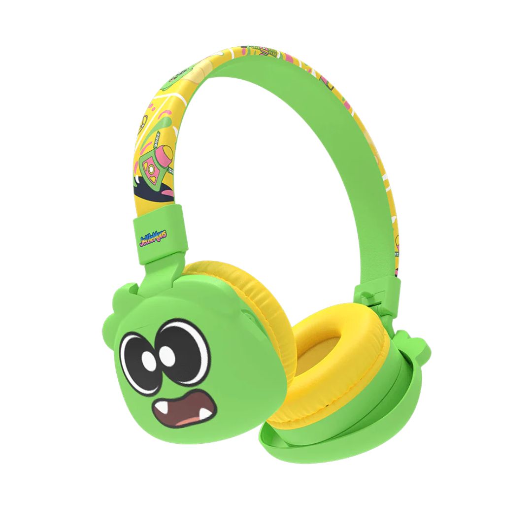 JELLIEMONS  BOOMA ECHO WIRELESS HEADPHONES GREEN, Ages 5+