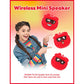 JELLIEMONS  WIRELESS SPEAKER RED, Ages 5+