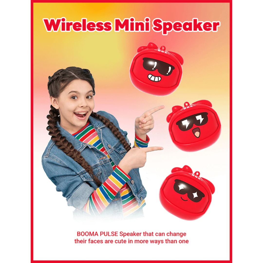 JELLIEMONS  WIRELESS SPEAKER RED, Ages 5+