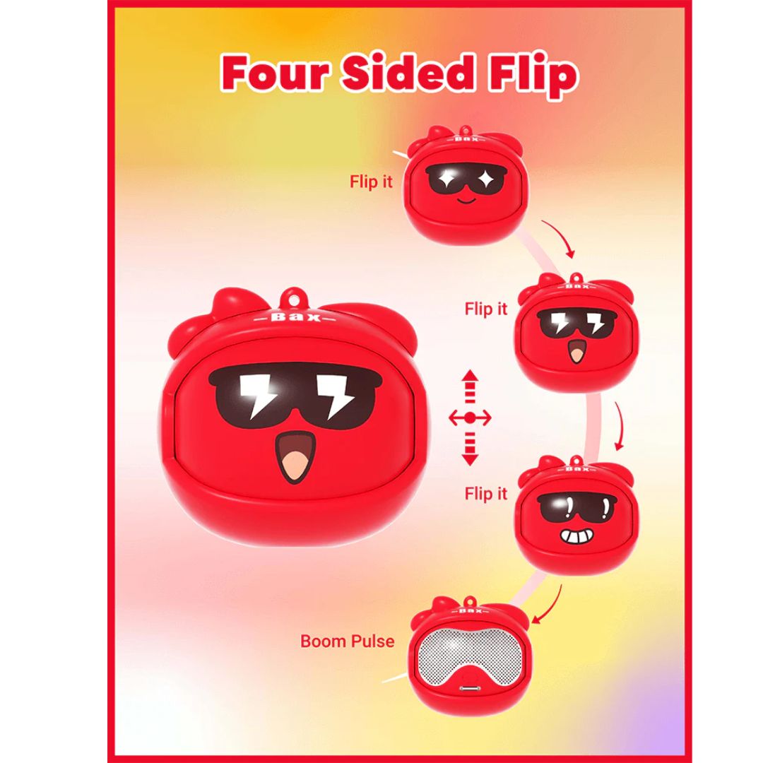 JELLIEMONS  WIRELESS SPEAKER RED, Ages 5+