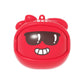 Jelliemons  red portable mini wireless Bluetooth speaker for kids music and travel play