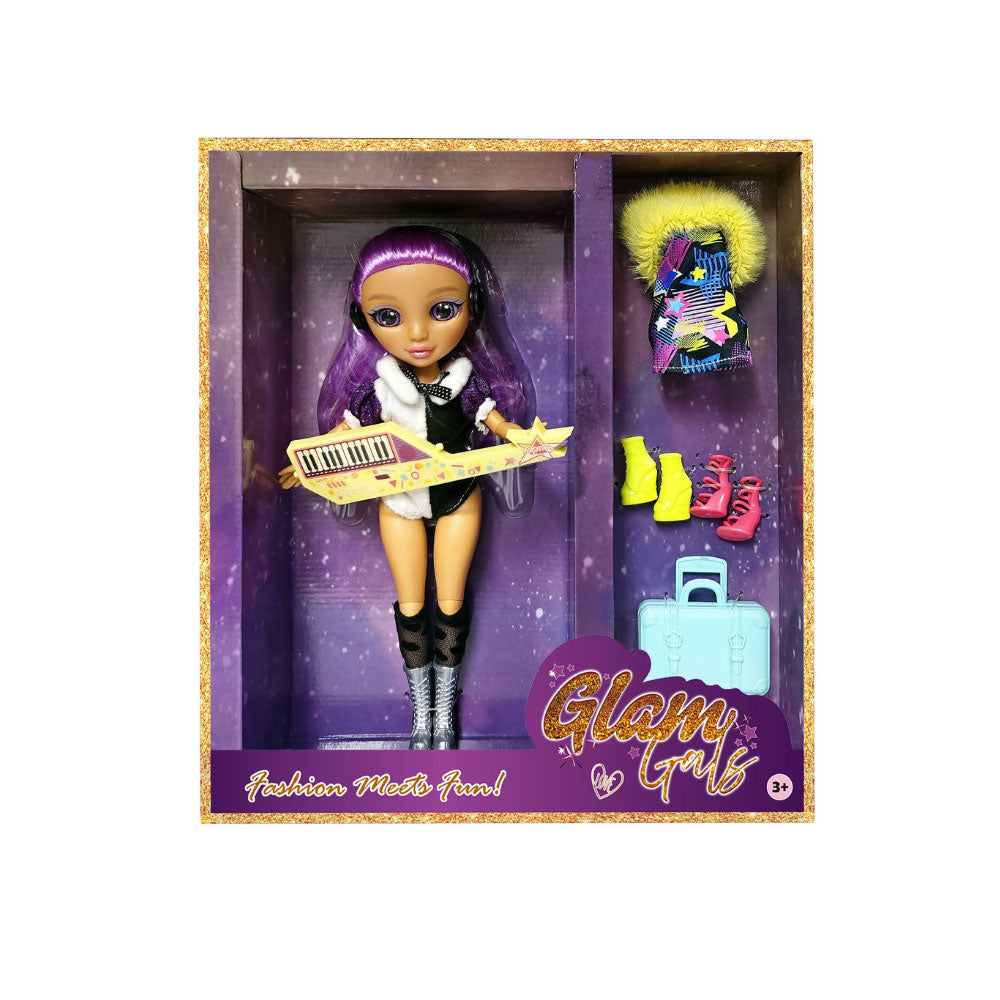 FASHION DOLL MUSIC PARTY GLAM GIRLZ 9"