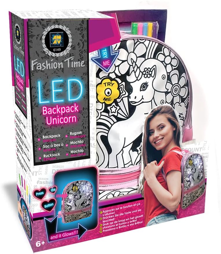 LED BACK PACK UNICORN