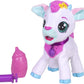 IMC Toys Milky the Baby Goat white interactive plush toy with bottle and syringe accessories for toddlers