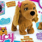 IMC Toys Club Petz Lucy Sing and Dance brown plush interactive toy dog performing voice commands